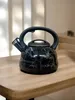 Czajnik Emaliowany Retro Czarny 3.3L Z Gwizdkiem Gaz Podgląd zdjęcia produktu 4