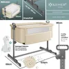 KESSER® Zustellbett Hubi 3in1 Baby Beistellbett Reisebett Produktbild-Vorschau 7