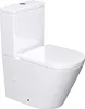 doporro WC à poser céramique blanc toilette avec réservoir Voir les images du produit 1