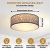Monzana Lampada da Soffitto Plafoniera Tessuto Ø 30cm Anteprima dell’immagine prodotto 4