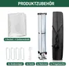 FCH Faltpavillon 2 x 2m Pavillon mit 4 Seitenwänden, Produktbild-Vorschau 6