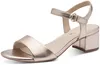 Tamaris Damen Sandalette Sandale Metallic Lack Blockabsatz Produktbild-Vorschau 14