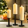 bremermann Lot de 3 bougeoirs 2en1, chandeliers, métal, Voir les images du produit 4