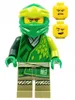 A LEGO Ninjago minifigure with two alternate heads. Podgląd zdjęcia produktu