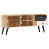 vidaXL TV-Schrank 115×30×47 cm Mango-Massivholz -  TV-Möbel Produktbild-Vorschau 5