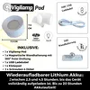 Best Direct Vigilamp Pod 2er Set - LED Akku Wandleuchte, Produktbild-Vorschau 2