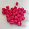 Bubble Perlen rund aus Acryl, 10 mm, 30 Stück, Rot Produktbild-Vorschau 2