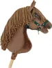 Hobby Horse Premium Pferd auf Stock Dunkel Kastanie A3 Produktbild-Vorschau 2