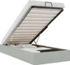 vidaXL Ottoman-Bett ohne Matratze Hellgrau 90x200 cm Samt Produktbild-Vorschau 1