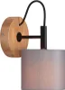 Spot mural BRILON LEUCHTEN RHON, 25 W, IP20, gris, Voir les images du produit 1