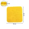 WohnDirect Badematte Florenz Gelb 45 x 45 cm Produktbild-Vorschau 2