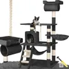 tectake® Kratzbaum Stokeley 141 cm inklusive Spielkordel Produktbild-Vorschau 8