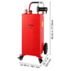 VEVOR Kraftstofftrolley 113,6L Kraftstoffkanister Produktbild-Vorschau 8