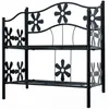 DEUBA® Blumenständer 2 Etagen Metall Schwarz Produktbild-Vorschau 2