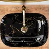 Umywalka nablatowa Rea Belinda Black Marble shiny Podgląd zdjęcia produktu 2