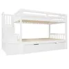 Flieks Etagenbett 90x200cm/180x200cm mit Ausziehbett, Produktbild-Vorschau 6