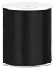 Satin Geschenkband schwarz 25m 100mm breit Produktbild-Vorschau 1