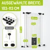 BOMI® Absperrgitter 73-161 cm zum Klemmen mit Katzenklappe Produktbild-Vorschau 2