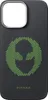 A phone case with a green alien-like logo and brand name. Náhled obrázku produktu