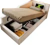 MODFU Lit Coffre 90 x 190 cm - Lit Ado et Lit Rembourré Voir les images du produit 10