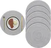 OKWISH 6er Set Tischsets Abwaschbar Rund, Platzsets Blau Produktbild-Vorschau 1