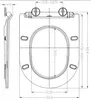 BERNSTEIN Ultraflacher Duroplast WC-Sitz U2019 mit Produktbild-Vorschau 7