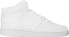 A white Nike Court Vision Mid shoe is shown from the side against a white background. Podgląd zdjęcia produktu