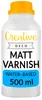 Creative Deco Vernis Acrylique Mat 500 ml - Laque Incolore Náhled obrázku produktu 1