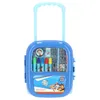 A blue Paw Patrol themed trolley art set with various art supplies inside. Produktbild-Vorschau