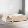 vidaXL Bett mit Schubladen 90x200 cm Produktbild-Vorschau 2