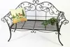 DanDiBo Panchina da giardino in metallo marrone resistente Anteprima dell’immagine prodotto 8