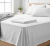 Hotel Bettlaken 90x200 cm ohne Gummizug 100% BAUMWOLLE Weiß Produktbild-Vorschau 1
