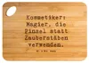 Mr. & Mrs. Panda Holzbrett Spruch Kosmetiker Magie - Produktbild-Vorschau 1