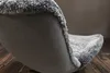 KAWOLA Relaxsessel SILVA Drehsessel Schaffell hellgrau mit Produktbild-Vorschau 8