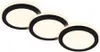 Di-Ka LED Einbauleuchte Sleek 3er Set schwarz Ø 8,4 cm 3W, Produktbild-Vorschau 2