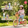 Detský bicykel pre dievčatá, 16 palcov, 7,9 kg, s rukoväťou Náhľad obrázku produktu 10