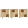 vidaXL Sideboards 3 pcs. chêne Sonoma bois composite Voir les images du produit 2