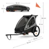 NAVA WALK – 2-in-1 Fahrradanhänger & Buggy für 2 Kinder, Produktbild-Vorschau 14