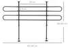 PawHut Schutzgitter Auto Hundegitter Hundeschutzgitter Produktbild-Vorschau 3