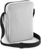 A light gray crossbody bag with a black strap is shown against a white background. Anteprima dell’immagine prodotto