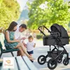 BRONEA® EXQUISE 2.0 Kombi-Kinderwagen 3-in-1 mit MATRATZE & Produktbild-Vorschau 2