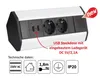 DesignLight CORNERBOX Aluminium SchuKo 2-fach mit USB Produktbild-Vorschau 3