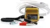 A yellow electric oil pump with hoses and battery clips, shown on a white background. Podgląd zdjęcia produktu