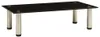 vidaXL TV-Tisch 60x35x17 cm Schwarz Hartglas Produktbild-Vorschau 5