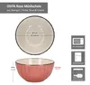 Mäser OSITA Rose White 6x miseczka 450 ml różowa ceramika 6 Podgląd zdjęcia produktu 6