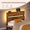 VASAGLE Einzelbettgestell, 120 x 200 cm, mit LED-Leuchten, Produktbild-Vorschau 9