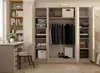Armadio, cachemire / beige, 200 x 200 x 56,5 cm Anteprima dell’immagine prodotto 3