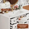 Meuble sous-vasque Merax avec lavabo en céramique, 7 Voir les images du produit 7