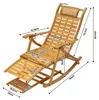 Liegestuhl Sonnenliege Gartenliege klappbar Bambus Produktbild-Vorschau 7