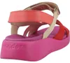 WONDERS Sandalen C6552 Rosa Naturleder Plateau 4 cm Produktbild-Vorschau 8